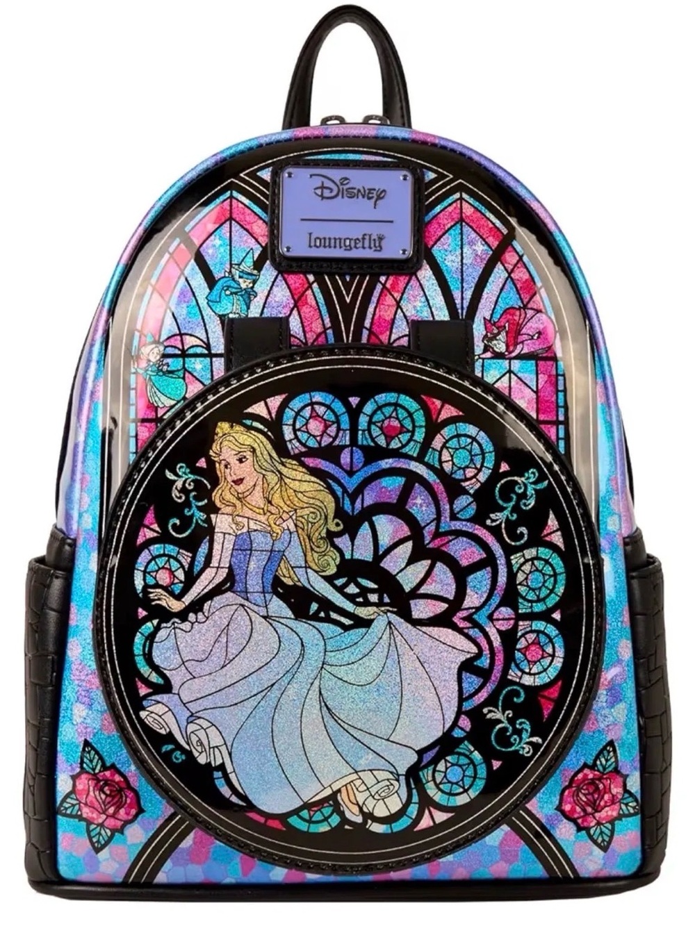 Loungefly Disney Princess
Stained Glass: Sleeping Beauty
Mini-Backpack- NWT